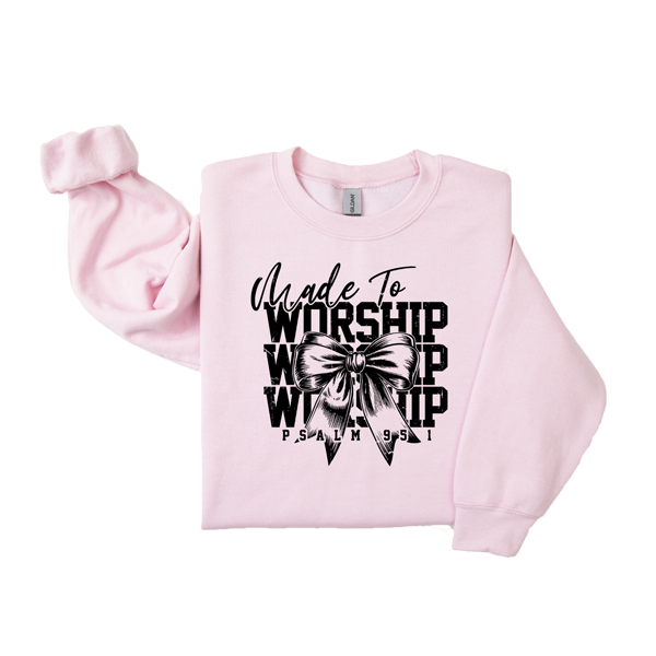 Made to worship sweat shirt