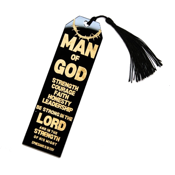 "Man of God" Acrylic Bookmark