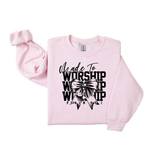 Made to worship sweat shirt