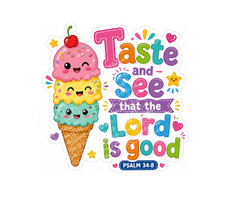 "Taste and See" Sticker