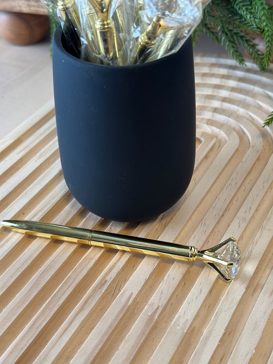 Gold Diamond Ink Pen