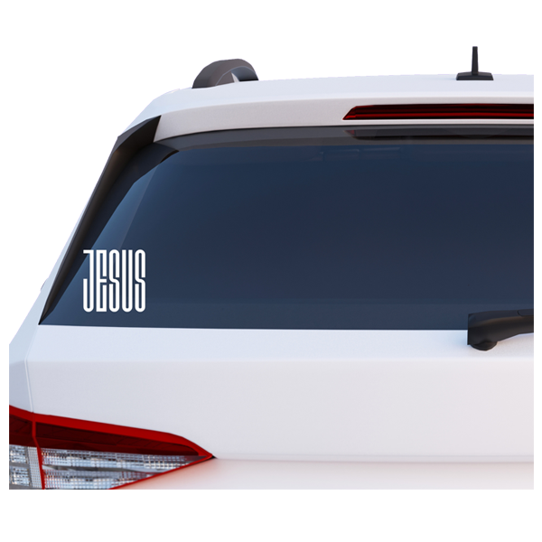 "Jesus" Car Decal