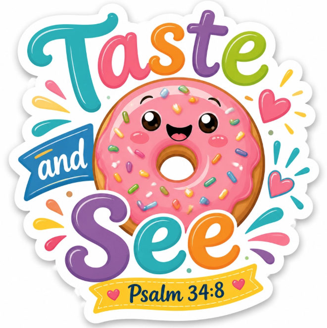 "Taste and See" Sticker