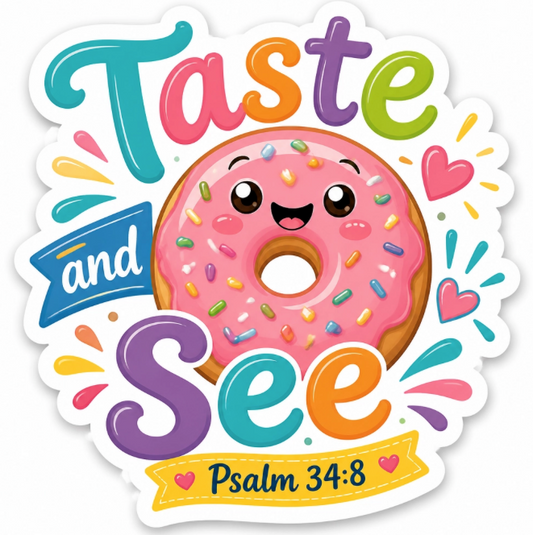 "Taste and See" Sticker