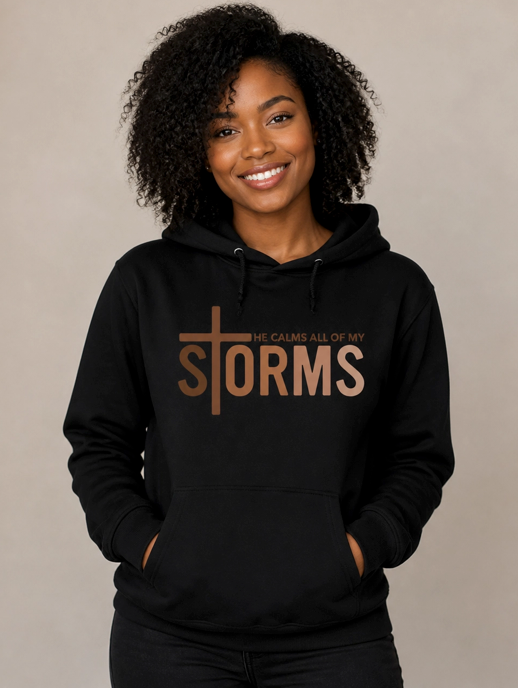 "He Calms All of My Storms" Sweatshirt